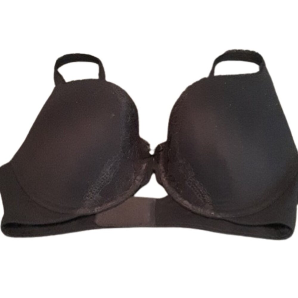 Victoria's Secret Black Padded Perfect Coverage Bra Size 36D